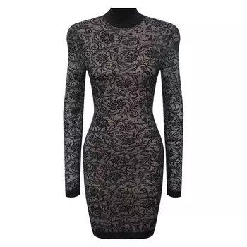 Платье из вискозы Balmain