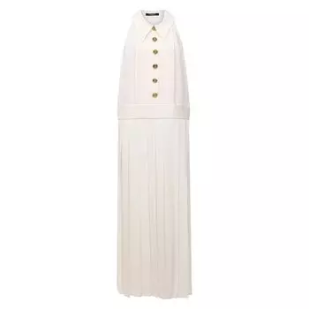 Платье из вискозы Balmain