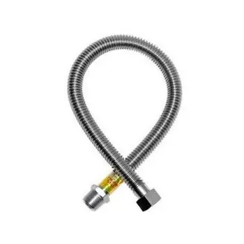 Сильфонная подводка для газа Ayvaz (1/2", 0,8 м, г/ш)