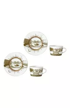 Набор Versailles из двух чайных чашек с блюдцами Bernardaud