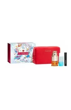 Набор в косметичке Double Serum Eye Collection (30+20+3ml) Clarins