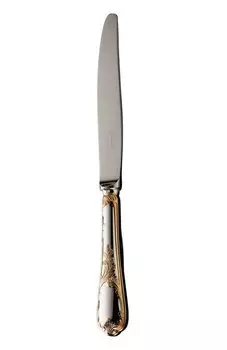 Нож обеденный Marly DP Silver Plated Gold Accent Christofle