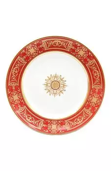 Обеденная тарелка Aux Rois Rouge Bernardaud