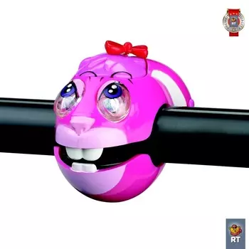 320240 Фонарик Bunny light с брелком-фонариком - Розовый заяц