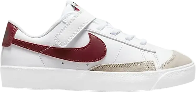Кроссовки Nike Blazer Low '77 PS 'White Team Red', белый