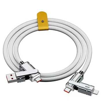 Кабель типа C к Typec 2-в-2, 66 Вт Pd, быстрая зарядка от USB C к USB C к iPhone, подходит для iPhone iPad, Huawei, Xiaomi, Samsung Redmi 1m синий