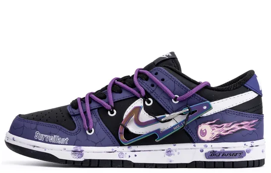 Мужские кроссовки для скейтбординга Nike Dunk, Purple