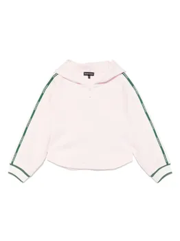 Emporio Armani Kids худи на молнии, розовый