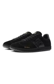 Замшевые кеды Swan Balmain