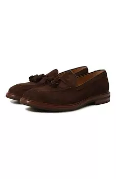 Замшевые лоферы Brunello Cucinelli