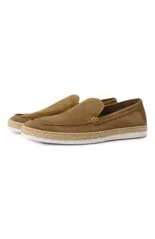 Замшевые лоферы Corneliani