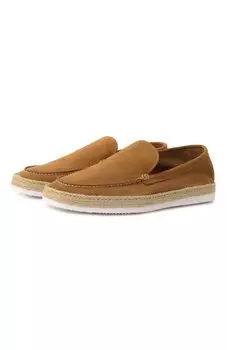 Замшевые лоферы Corneliani