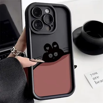Чехол для телефона iPhone 11 13 12 14 15 16 Pro Max 7 8 Plus XR XS Max Samsung A55 S24 S23 A02S Redmi 9 13C 9A 10 A3 OPPO A15S A16 A17 A18 A38 A53 A54 A31 Xiaomi 11 Lite 4G кофейный