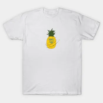Футболка женская Pineapplespirit Harajuku Print Kawaii футболка летняя женская футболка с коротким рукавом топ футболка S