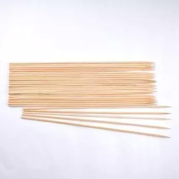 Шампурчики бамбук 40см (d4.0мм) (100 шт/уп) Resto (Китай) | 64-30015