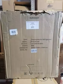 Шкаф холодильный (минибар) Hurakan HKN-BCG40 выставочный образец (224498)