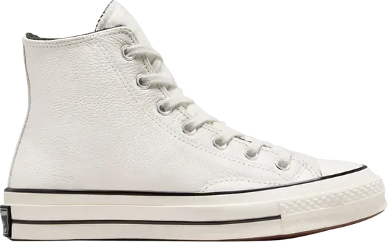 Кроссовки Converse Chuck 70 High Cozy Utility - Egret, белый