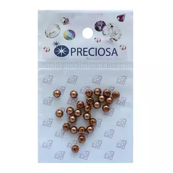 131-10-011 Хрустальный жемчуг Bronze 4мм. 25 шт. Preciosa