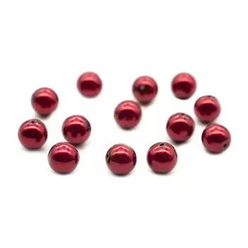 131-10-011 Хрустальный жемчуг Red 8мм. 24 шт. Preciosa