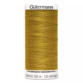 07 Нить Denim 50 для пошива изделий из джинсовой ткани, 100м, 100% п/э Gutermann 700160 (1970)