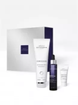 Institut Esthederm For Men - Набор: Очищающий гель "Пюрте", 150 мл + Концентрированная сыворотка "Интенсивная Спирулина", 30 мл + Мягкий крем дезинкрустант, 15 мл