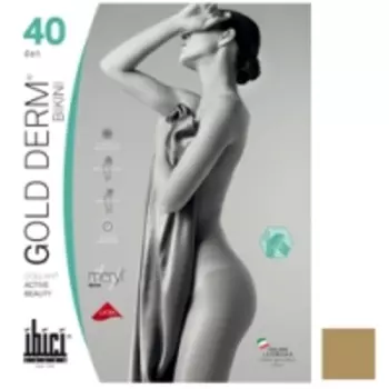 Ibici Gold 40 Derm Bikini - Прозрачные колготки цвет светло-телесный, размер 2