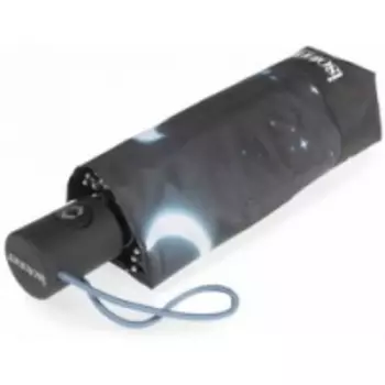 Isotoner Slim Nuit - Зонт автоматический, Суперкомпактный, 4 сложения, Ночь