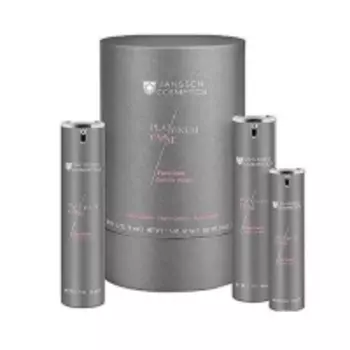 Janssen Cosmetics Platinum Care Face Care - Янсен Набор: Дневной крем 50 мл + Ночной крем 50 мл + Крем для глаз 15 мл