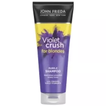 John Frieda Violet Crush - Шампунь с фиолетовым пигментом для нейтрализации желтизны светлых волос, 250 мл