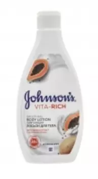 Johnson &amp; Johnson - Лосьон для тела с экстрактом папайи «Johnson's Vita-Rich Смягчающий», 250 мл