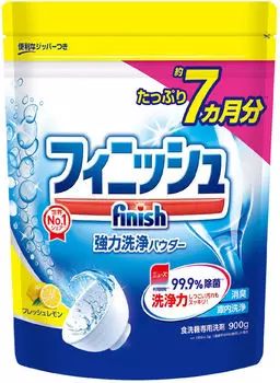 Порошок для посудомоечных машин Finish JP порошок Лимон 900г