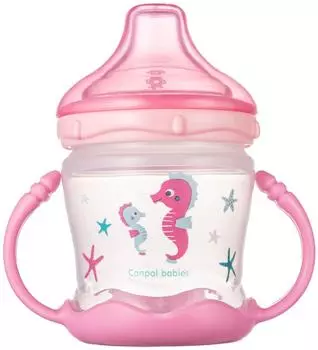 Поильник-непроливайка Canpol babies Love&amp;Sea с мягким силиконовым носиком 9+ 180мл