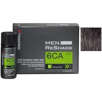 Men Reshade 6Ca 80 мл Ясень — упаковка из 4 шт., Goldwell