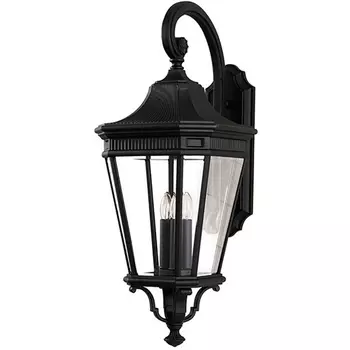 Настенный уличный фонарь Cotswold Feiss Lane FE-COTSLN2-L-BK
