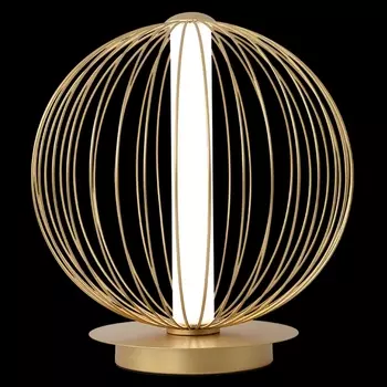 Настольная лампа Crystal Lux SYNC LG18W LED GOLD в форме шара