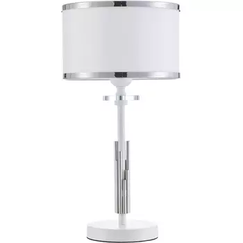 Настольная лампа Effect 10157/T E27*60W Matt white/Chrome (Escada)