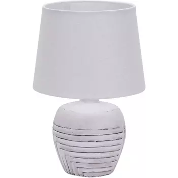 Настольная лампа Escada Eyrena 10173/L White 1x40Вт E14, керамика/ткань, белый