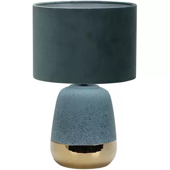 Настольная лампа Escada Hestia 10200/L Blue 1х40Вт Е27, металл/ткань, голубой