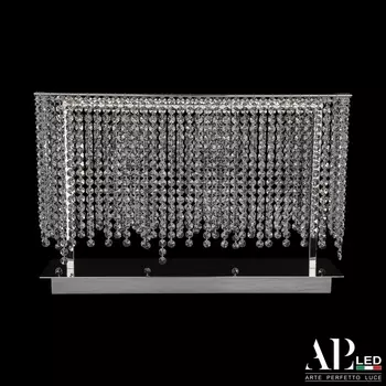 Настольная лампа хрустальная светодиодная APL LED Rimini S500.L1.60.B.3000
