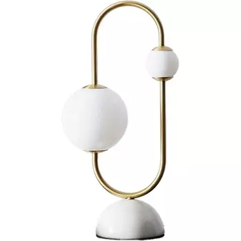Настольная лампа Kink Light Алана 07712-T,20(01) бронза/белый G9 2*5W (Led) шарики