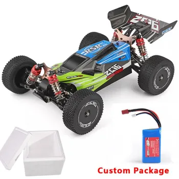 Wltoys 144001 1/14 2.4g 4wd высокоскоростные гоночные радиоуправляемые модели автомобилей 60 км/ч (индивидуальный пакет) Нет цвета green with one battery