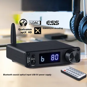 Высококачественный Bluetooth аудио декодер ESS9038Q2M DAC QCC5125 Bluetooth аудио приемник Цифровой оптический коаксиальный вход ИК пульт дистанционного управления