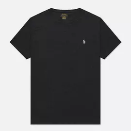 Мужская футболка Polo Ralph Lauren Classic Crew Neck 26/1 Jersey, цвет чёрный, размер XL