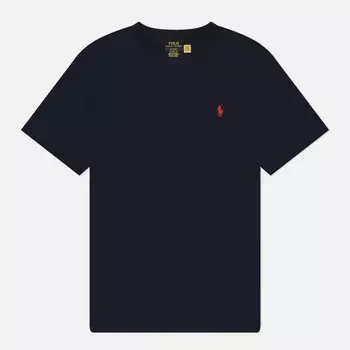Мужская футболка Polo Ralph Lauren V-Neck Classic Fit, цвет синий, размер M