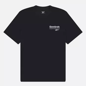Мужская футболка Reebok Identity Brand Proud GFX, цвет чёрный, размер XXL