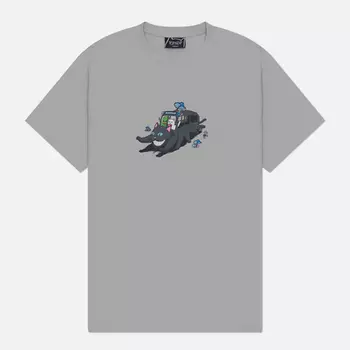 Мужская футболка RIPNDIP Adventure Bus, цвет серый, размер XXL