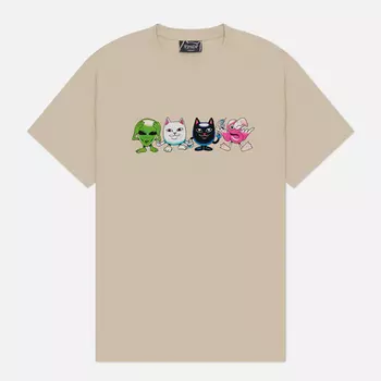 Мужская футболка RIPNDIP Bestie Gang, цвет бежевый, размер L