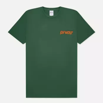 Мужская футболка RIPNDIP Burn, цвет зелёный, размер S