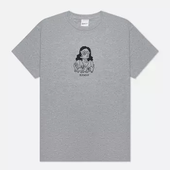 Мужская футболка RIPNDIP Cat Lady, цвет серый, размер XXL