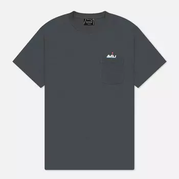 Мужская футболка RIPNDIP Christmas Nerm Pocket, цвет серый, размер XL